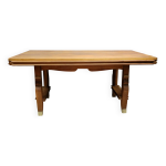 Table de salle a manger �poque art d�co en acajou blond vers 1950