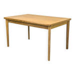 Table de salle à manger extensible en chêne d'ansager møbelfabrik, 1960s Table de salle à manger extensible en chêne d'ansager møbelfabrik, 1960s