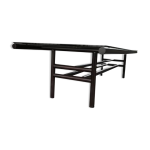 Table de salle  manger gritti par carlo scarpa pour simon gavina, 1970s
