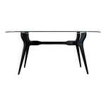 Table de salle  manger moderniste, italie, 1950