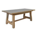 Table de la salle à manger en orme 1960's Table de la salle à manger en orme 1960's