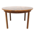 Table de salle  manger en palissandre, hugo troeds, bjrnum, sude, 1960