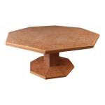 Table de salle a manger en placage de marbre