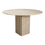 Table de salle � manger ronde de claude berraldacci. ann�es 90. france.