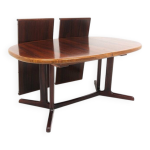 Table de salle � manger scandinave en palissandre, su�de, 1970