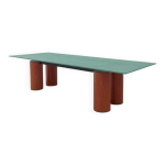 Table de salle à manger serenissimo, l. & m. vignelli, acerbis, 1980 Table de salle à manger serenissimo, l. & m. vignelli, acerbis, 1980