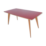 Table de salle  manger avec tablette en verre