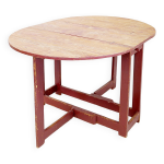 Table de salle � manger vintage � gateleg � pliante et extensible