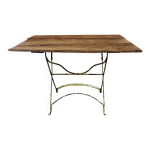 Table salon d'hiver wabi - sabi chene