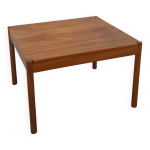 Table de salon en teck vierkante deense magnus olesen avec ronde poten, nr. 2