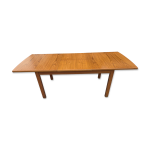 Table scandinave extensible en teck des annes 60