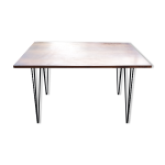 Table scandinave avec pietement eiffel