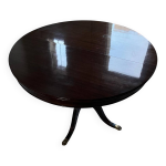 Table style empire en noyer massif