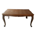 Table style louis xv en chêne et merisier Table style louis xv en chêne et merisier