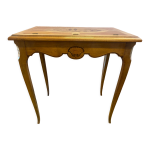Table de style louis xv en merisier