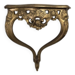 Table suspendue / console baroque vintage � dor�e �