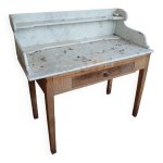 Table de toilette ou coiffeuse en marbre