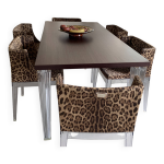 Table top top philipp starck plus 6 fauteuils starck Table top top philipp starck plus 6 fauteuils starck