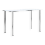 Table en verre tremp