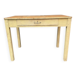 Table vintage 1900 en pin cuisine ou bureau. belle patine