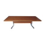 Table vintage 1960 - 1970 en acajou Table vintage 1960 - 1970 en acajou