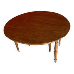 Table  volets en merisier.