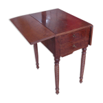 Table  volets en placage de noyer