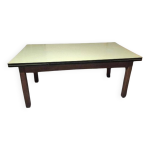 Table xxl en formica et chne massif