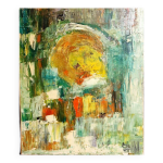 Tableau abstrait vintage