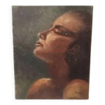 Tableau ancien portrait .