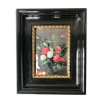 Tableau bouquet de fleur de van es en emaux plaque helca Tableau bouquet de fleur de van es en emaux plaque helca