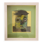 Tableau contemporain ovidio wain collage