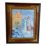 Tableau cole chinoise signe