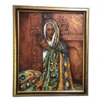 Tableau  la femme bless�e (qui avait tout vu)