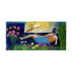 Tableau  l'huile figuratif