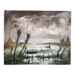 Tableau huile sur sorel par andr charles naulau