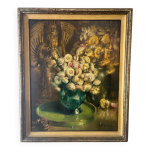 Tableau huile sur toile, nature morte c. van roose Tableau huile sur toile, nature morte c. van roose