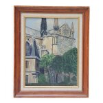 Tableau huile sur toile signé & daté Tableau huile sur toile signé & daté