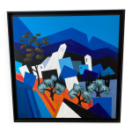 Tableau lourmarin de jean triolet