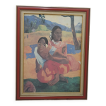 Tableau nafea faa ipoipo de paul gauguin reproduction authentique sur toile editeur nouvelles images