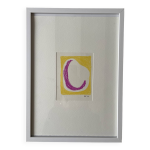 Tableau pastel abstrait