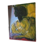 Tableau portrait de femme marloff 1960 Tableau portrait de femme marloff 1960