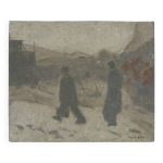 Tableau en sable de michel fabre