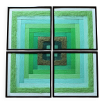 Tableau tiss canope collection  mosaques 