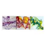 Tableau triptyque acrylique sur toile