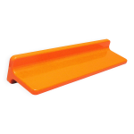Tablette de salle de bain orange années 70 Tablette de salle de bain orange années 70