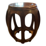 Tabouret acajou, asie xx me