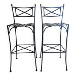 Tabourets de bar en fer forg - tabourets de bar en fer forg