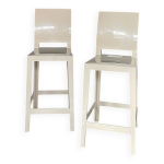 Tabourets bar kartell one more beige