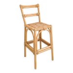 Tabouret de bar mid century vintage boho tabouret de bar chaise de bar bamb